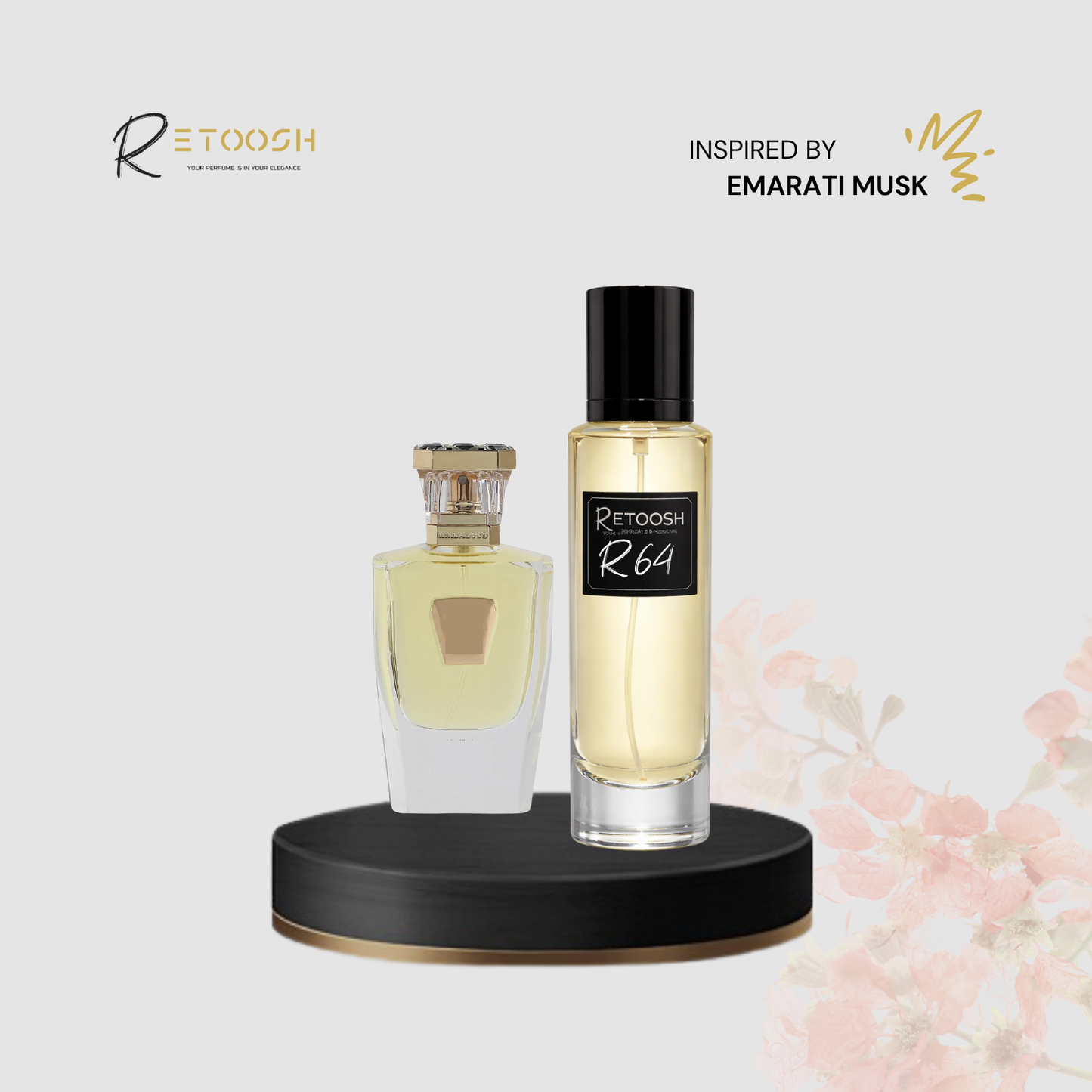 Fragrance R64 – Oriental Floral Elegance For Women and Men| 50mL - Retoosh Perfumes
