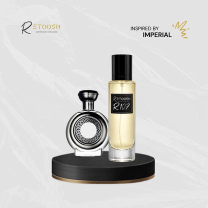 R107 Fragrance - A Symphony of Oriental Woody Elegance For Women and Men | 50mL - Retoosh Perfumes