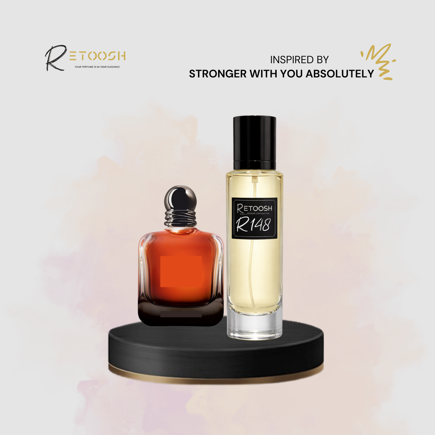 R148 Enchanted Oud Fragrance – A Bold Symphony of Rum, Vanilla & Cedar for Men | 50mL - Retoosh Perfumes