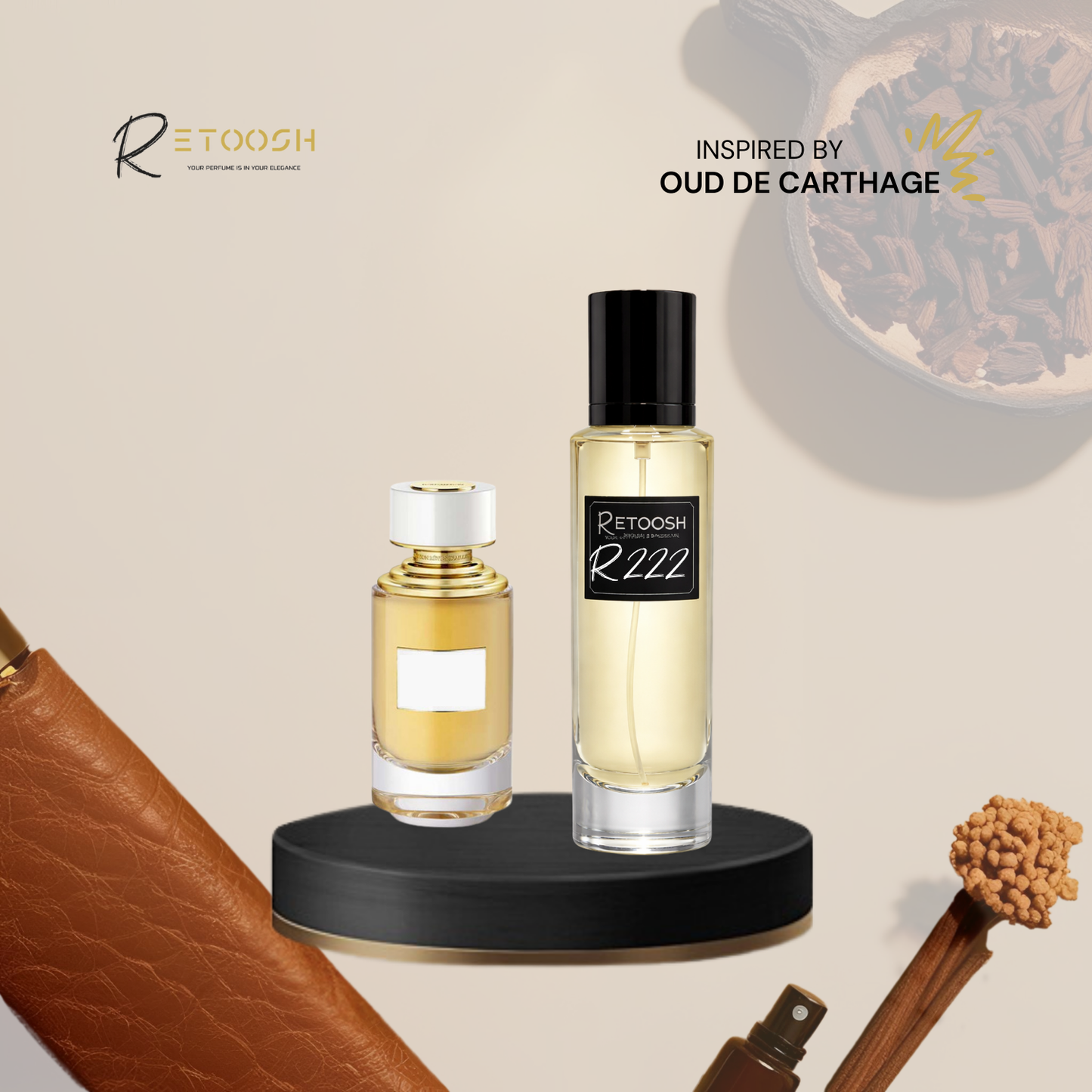 R222 Velvet Incense | Oriental Fragrance for Women and Men | 50mL - Retoosh Perfumes