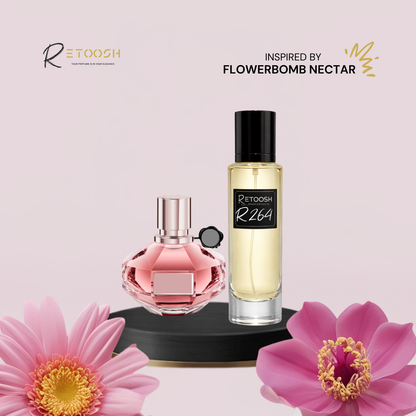 R264 | Gunpowder Bloom Fragrance for Women | 50mL - Retoosh Perfumes