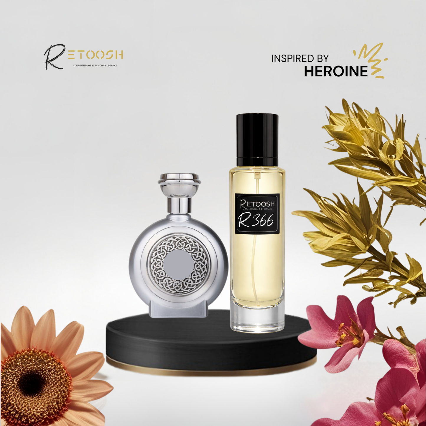 R366 Velvet Bloom Fragrance – A Floral Woody Musk Elegance for Women | 50mL - Retoosh Perfumes